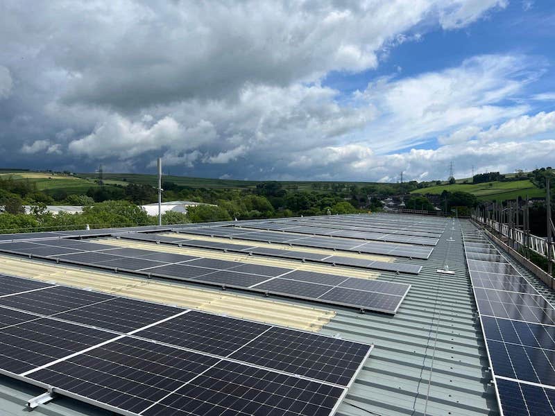 Roof Mounted Solar Panels for Business